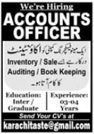 account-officer-required-at-manufacturing-company-karachi